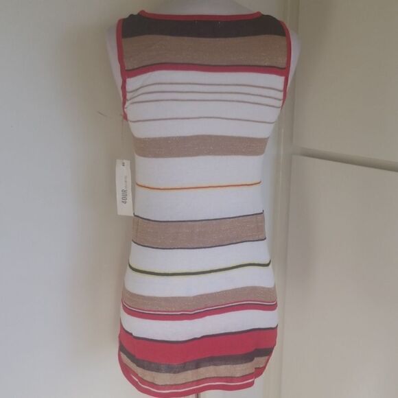 4OUR Dreamers Give Rainn Knit Tank Top,  NWT, M - Picture 4 of 7
